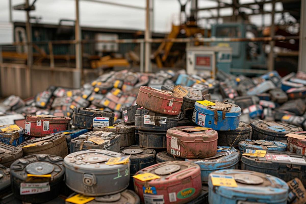 Prix du recyclage des batteries de voiture (entre 0.15 et 0.60 par kilo)