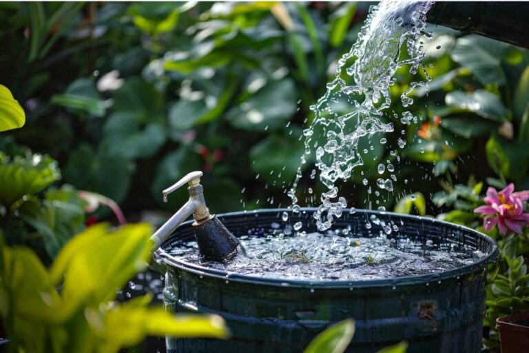 Fabriquer un récupérateur d’eau de pluie avec une poubelle