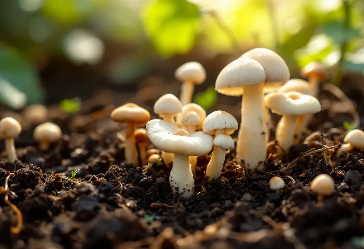 Champignons qui poussent dans le terreau : dangers et solutions