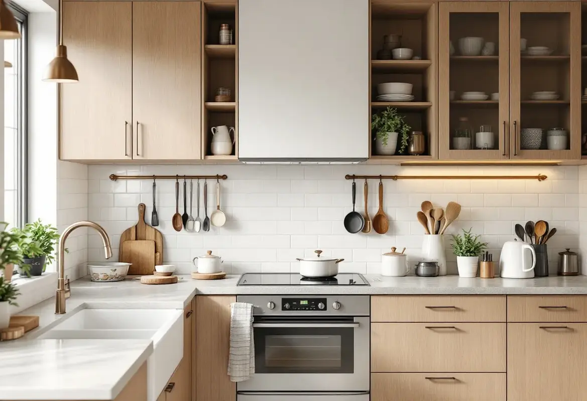 Hauteur entre plan de travail et meuble haut : guide pratique