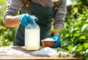 Désherbant naturel vinaigre sel produit vaisselle : guide et dosage faciles