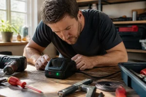 Chargeur Parkside clignote rouge et vert : solutions pratiques