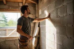 Peut-on laisser un mur en parpaing sans enduit ?