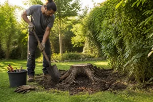 Comment tuer les racines d’un arbre coupé efficacement ?